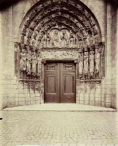 ATGET Eugène, Porche de a cathédrale de Senlis, C.1900-BD